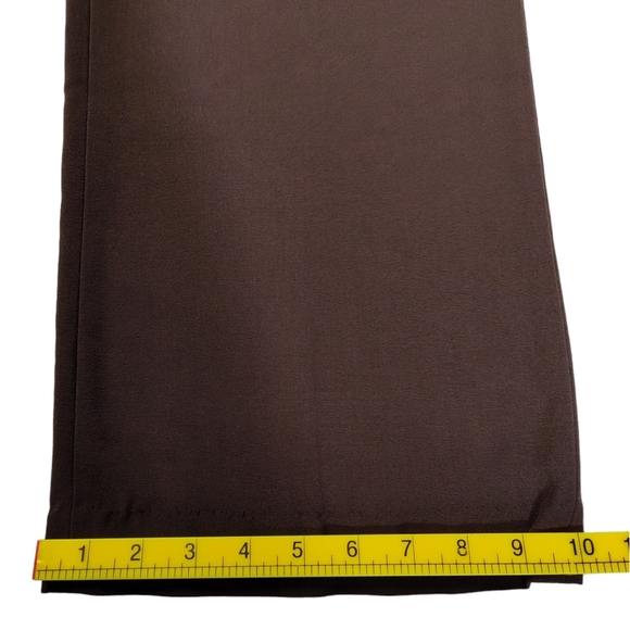 Apostrophe Vanessa Flared Leg‎ Pants Boot Cut Trouser Size 8 Petite Brown - Picture 7 of 9